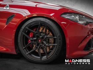 Alfa Romeo Giulia Custom Wheels - EVO-4R by Vossen - Satin Black